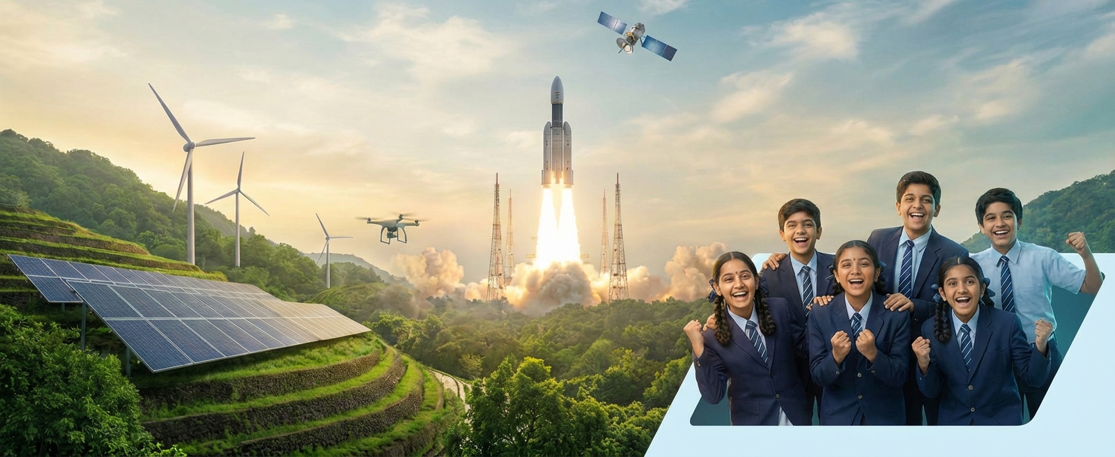 School students exploring AI, Spacetech and STEM